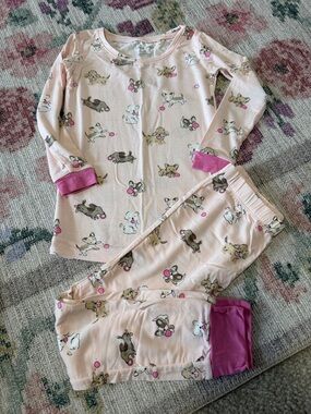 Angel Dear - Pink Puppy Pajamas - Size 5